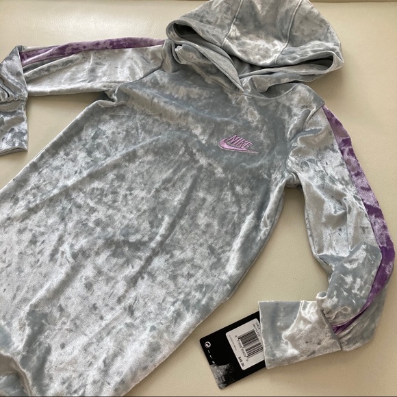 Nike Velour Hoodie dress 2094 - Picture 4 of 7